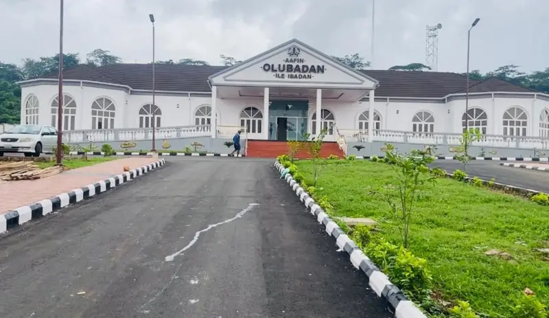 New Olubadan Palace front shot
