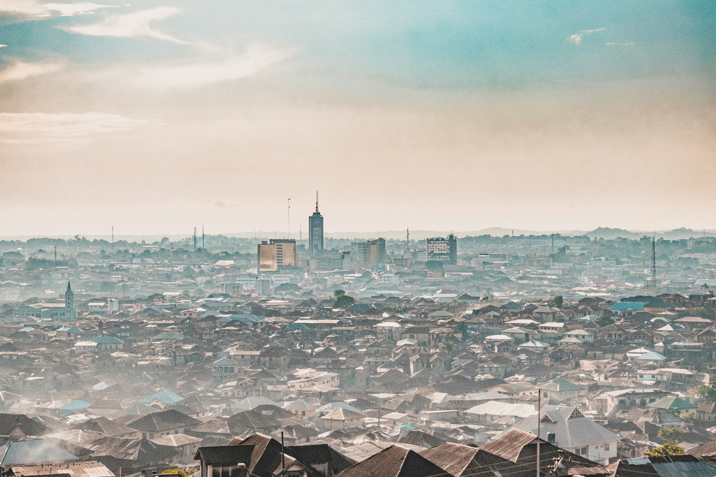 Photo of Ibadan skyline featuring Beere and Cocoa House