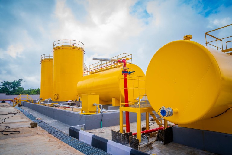 OVAS Aviation Fuel Tank at the Ibadan Airport
