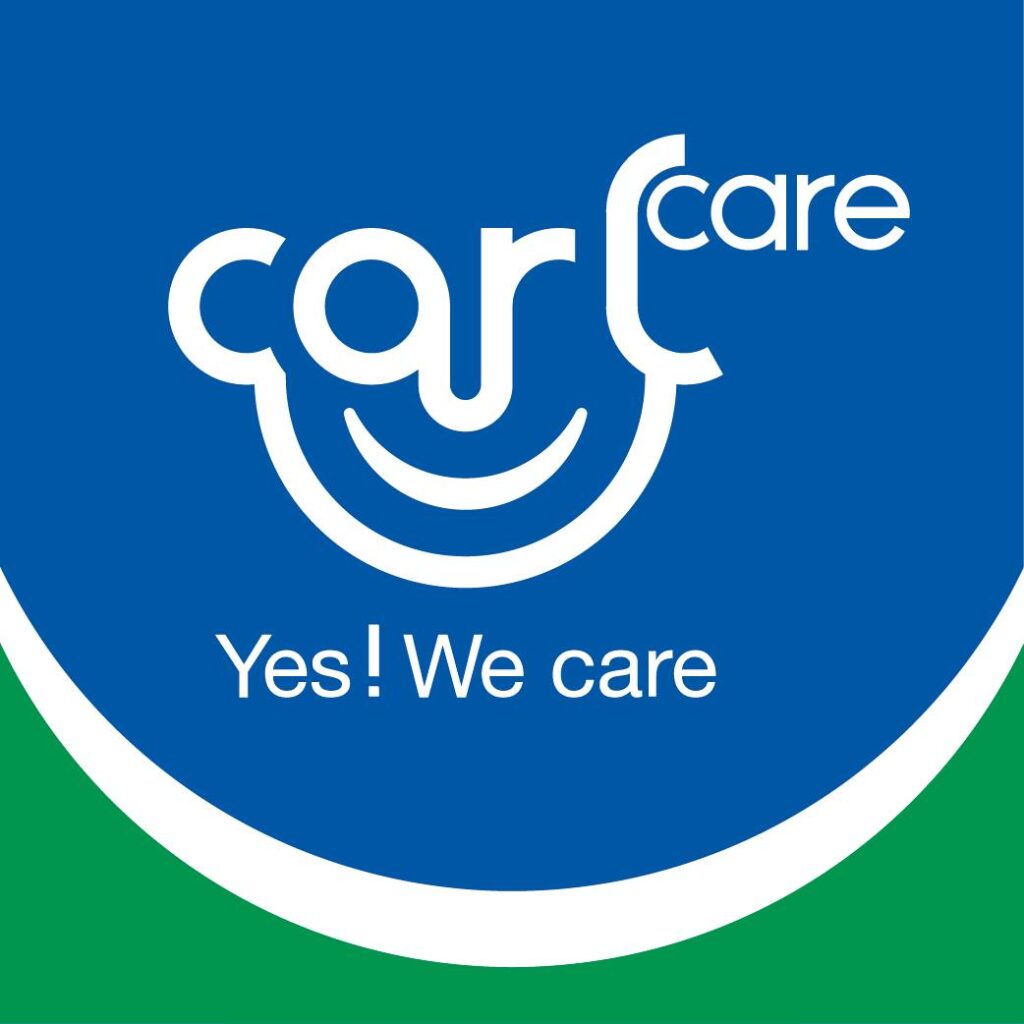 Carlcare office in Ibadan, Carlcare logo