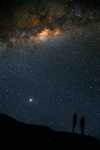 Planetary alignment in Ibadan, Night sky filled with starss